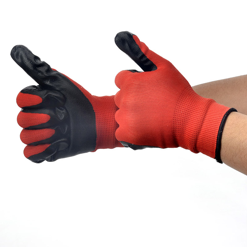 Rękawice robocze do dużych obciążeń z powłoką nitrylową FL-N1001