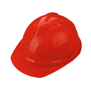 Czerwony kask budowlany W-002 